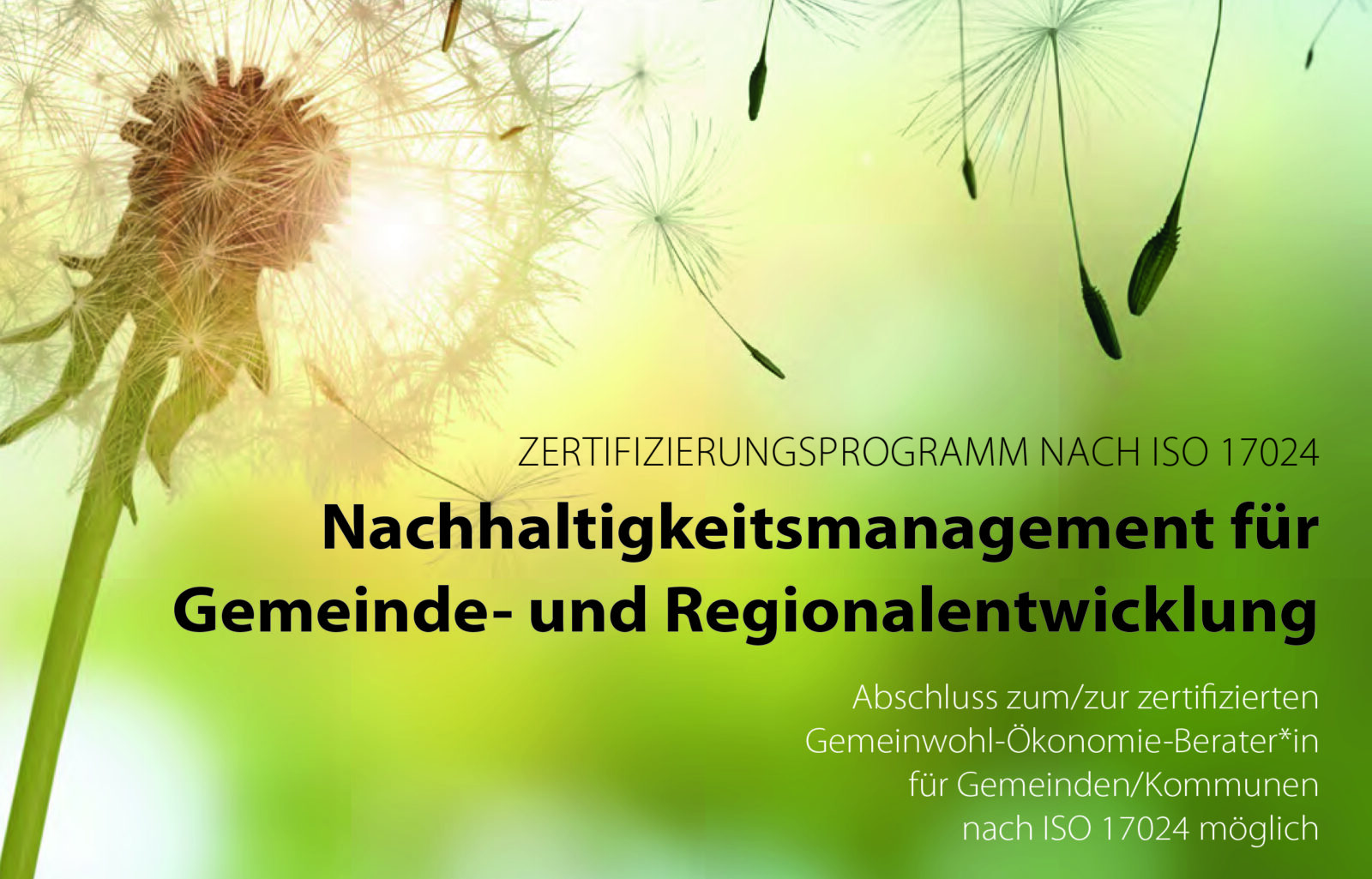 Du betrachtest gerade GWÖ-Lehrgang Gemeindeberater:innen – nach ISO 17024